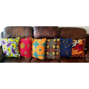 Chido Decorative Pillows-Brown/Gold Farie's Collection