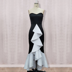 Magnolia Ruffles Maxi Bodycon Dress Farie's Collection